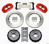 Wilwood Narrow Superlite 4R Rear Kit 14.00in Red 97-04 Corvette C5/Z06 05-13 C6 - Wilwood - part 140-9119-R - TLNS Motorsports
