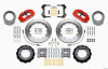 Wilwood Narrow Superlite 4R Front Hat Kit 14.00in Red 76-77 Ford Bronco Dana 44 w/Lines - Wilwood - part 140-13330-R - TLNS Motorsports
