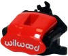 Wilwood Caliper-Combination Parking Brake-R/H-Red 41mm piston .81in Disc - Wilwood - part 120-10113-RD - TLNS Motorsports