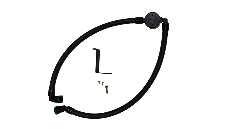 J&L 24-26 Ford Mustang EcoBoost Driver Side Oil Separator 3.0 - Black Anodized - J&L - part 3095D-B - TLNS Motorsports