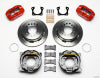 Wilwood Dynapro Low-Profile 11.00in P-Brake Kit - Red 58-64 Olds/Pontiac Ends 2.81in Offset - Wilwood - part 140-11397-R - TLNS Motorsports
