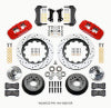 Wilwood AERO6 Front Hub Kit 15.00 Drilled Red 67-69 Camaro 64-72 Nova Chevelle - Wilwood - part 140-15053-DR - TLNS Motorsports