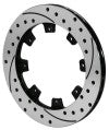 Wilwood Rotor-UL32 Iron LH-SRP BLK Drl 12.19 x .810 - 8 on 7.62in - Wilwood - part 160-7106-BK - TLNS Motorsports