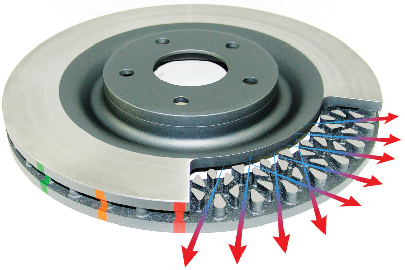 DBA 93-98 Toyota Supra (Non-Turbo Model 2JZGE) Rear Slotted 4000 Series Rotor - part DBA4746S - TLNS Motorsports