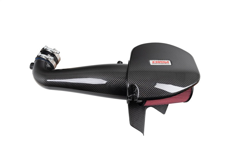 Corsa 11-23 Dodge Challenger/Charger 5.7L V8 Carbon Fiber Open Element Air Intake - Dry - CORSA Performance - part 44017D - TLNS Motorsports