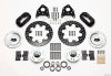 Wilwood Forged Dynalite Front Drag Kit Drilled Rotor 1970-1973 Mustang Disc & Drum Spindle - Wilwood - part 140-11930-D - TLNS Motorsports