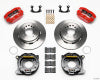Wilwood Dynapro Dust-Boot P/S Park Brake Kit Red Small Ford 2.50in Offset - Wilwood - part 140-13206-R - TLNS Motorsports