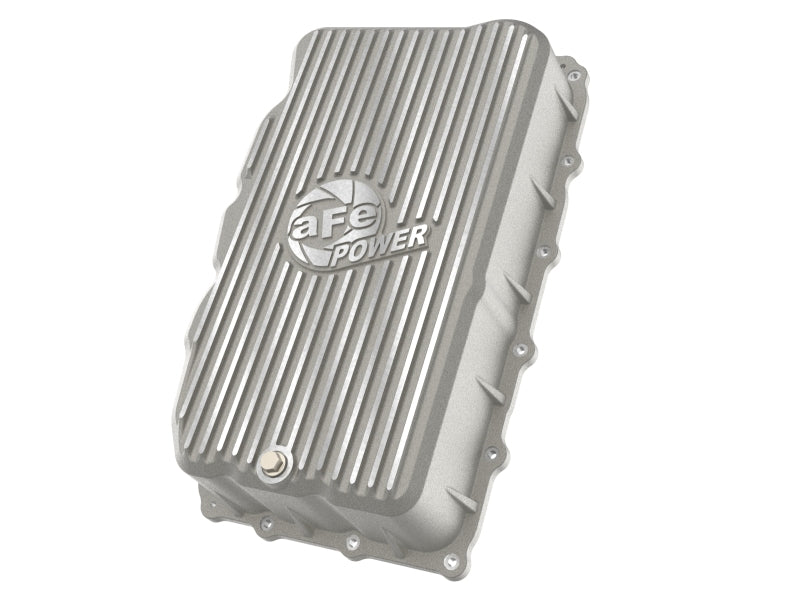 aFe 20-26 GM Trucks L6 3.0L Transmission Pan - Raw / Machined Fins - aFe - part 46-71420A - TLNS Motorsports