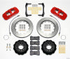 Wilwood AERO4 Rear Kit 14.25in Red 2014-Up Corvette C7 w/Lines - Wilwood - part 140-13698-R - TLNS Motorsports