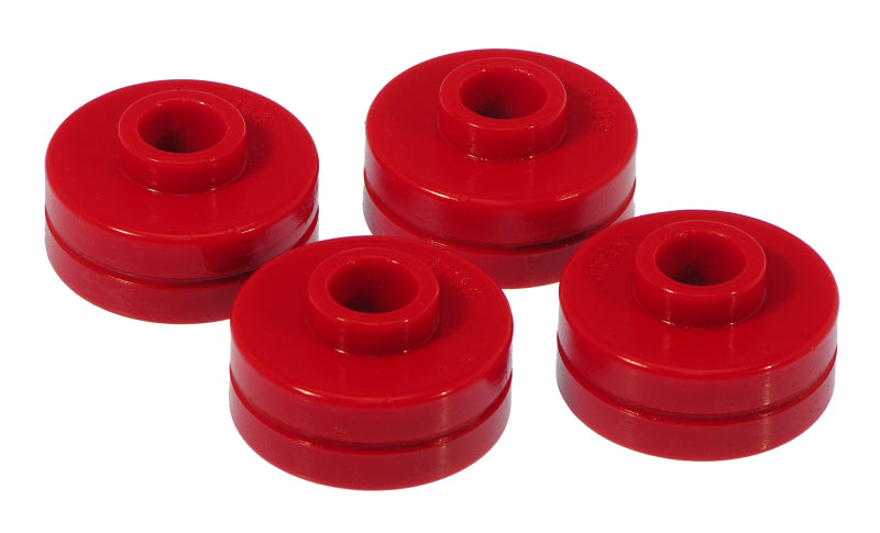 Prothane 97-04 Chevy Corvette Rear Spring Cushions - Red - Prothane