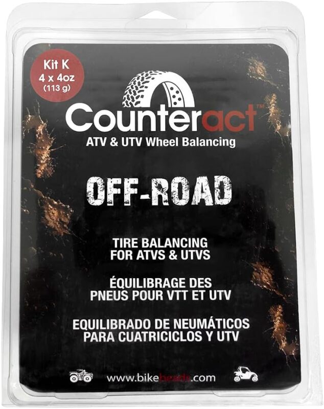 Counteract ATV/UTV Balancing Bead DIY Kit: (4) 4oz Bags - part KIT K - TLNS Motorsports