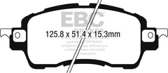 EBC 2016+ Toyota Yaris iA Greenstuff Front Brake Pads - part DP22275 - TLNS Motorsports