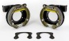 Wilwood Brackets (2) - Disc/Drum 12 Bolt Chevy Spcl 2.81in Offset 1pc vented - Wilwood - part 249-7574/75 - TLNS Motorsports