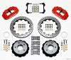 Wilwood Narrow Superlite 4R Rear Kit 12.88in Drilled Red 84-87 Corvette C4 - Wilwood - part 140-11920-DR - TLNS Motorsports