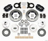 Wilwood Dynapro Dust-Boot Front Kit 11.00in Drilled 1965-1969 Mustang Disc & Drum Spindle - Wilwood - part 140-13343-D - TLNS Motorsports