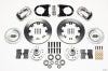 Wilwood Forged Dynalite Front Kit 12.19in Polished 37-48 Ford Psgr. Car Spindle - Wilwood - part 140-8583-P - TLNS Motorsports