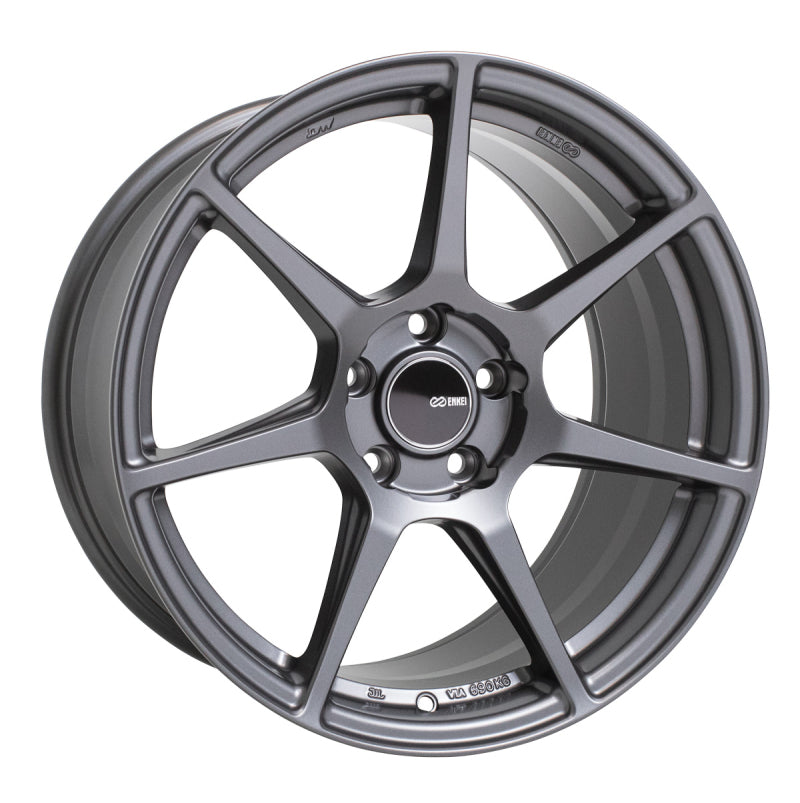 Enkei TFR 17x9 5x100 45mm Offset 72.6 Bore Diameter Matte Gunmetal Wheel - part 516-790-8045GM - TLNS Motorsports