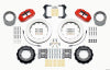 Wilwood Narrow Superlite 4R Front Hat Kit 12.88in Red 76-77 Ford Bronco Dana 44 w/Lines - Wilwood - part 140-13305-R - TLNS Motorsports