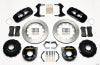 Wilwood AERO4 Rear P-Brake Kit 14.00in Mopar/Dana 2.36in Off w/Snap Ring Bearing - Wilwood - part 140-10951 - TLNS Motorsports