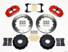 Wilwood Narrow Superlite 4R Rear Kit 12.88in Red 65-82 Corvette C2/C3 - Wilwood - part 140-10471-R - TLNS Motorsports