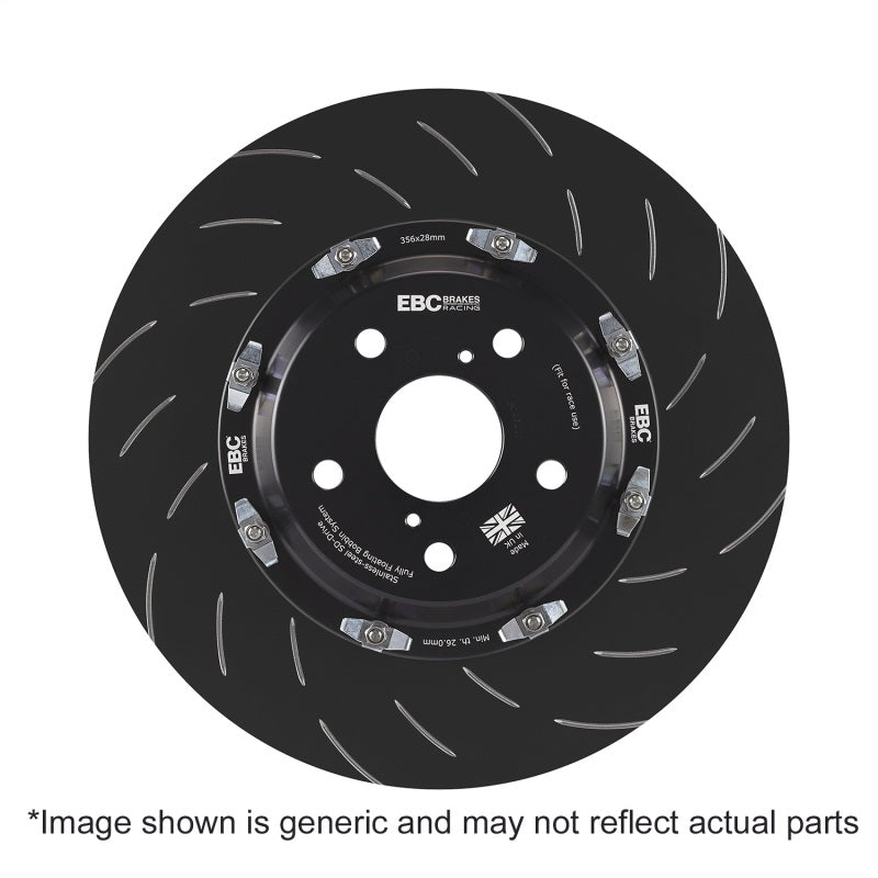 EBC Racing 07-13 BMW M3 (E92) 4.0L Front 380mm 2 Pc Rotor Replacement (Pair) - part SG2FK-057 - TLNS Motorsports