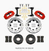 Wilwood Narrow Superlite 6R Front Kit 12.19in Drilled Red 63-87 C10 w/ Wilwood Pro Spindles - Wilwood - part 140-15302-DR - TLNS Motorsports