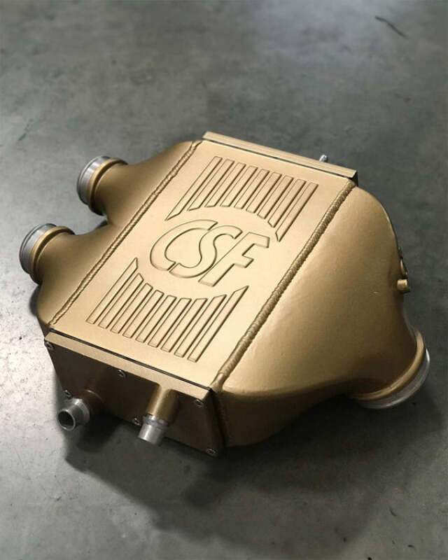 CSF 2014+ BMW M3/M4 (F8X) Top Mount Charge-Air-Cooler - Carbon Ceramic Gold Matte - CSF - part 8082CCGM - TLNS Motorsports