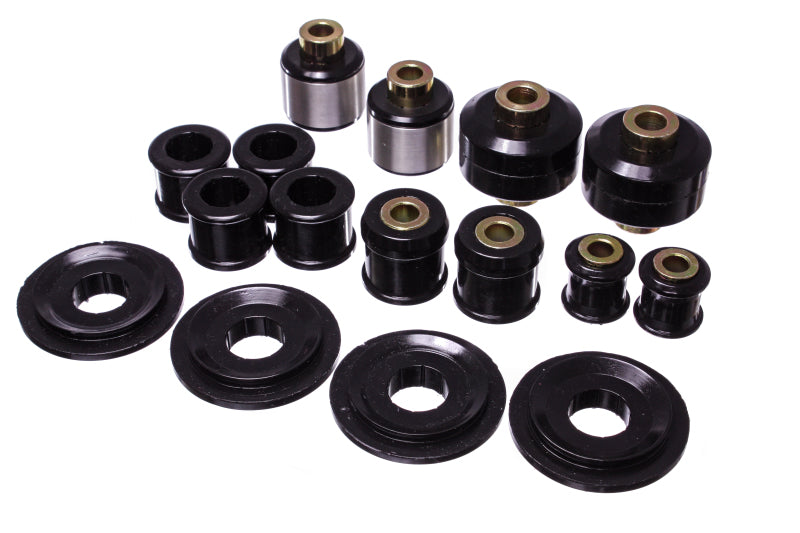 Energy Suspension 2015 Ford Mustang Rear Control Arm Bushing Set - Black - part 4.3166G - TLNS Motorsports