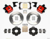 Wilwood Combination Parking Brake Rear Kit 11.00in Red Civic / Integra Drum 2.71 Hub Offset - Wilwood - part 140-10210-R - TLNS Motorsports