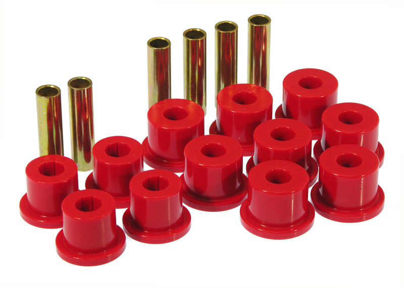 Prothane 73-87 GM Rear Spring & Shackle Bushings (w/ 1.75in Bushings) - Red - Prothane