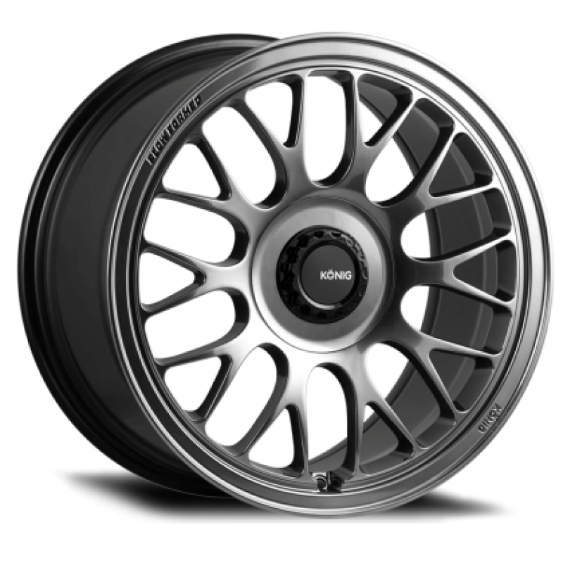 Konig MRK1 15x7 4x100 ET35 Hyper Carbon Wheel w/ Gloss Black Gear Cap/Logo/Cover Plate - Konig - part MK75100356 - TLNS Motorsports