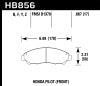 Hawk 09-15 Honda Pilot Performance Ceramic Street Front Brake Pads - Hawk Performance - part HB856Z.667 - TLNS Motorsports