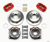 Wilwood Dynapro Low-Profile 11.00in P-Brake Kit - Red Ford 7.5in Rear 2.80 Offset - 4-Lug - Wilwood - part 140-12589-R - TLNS Motorsports