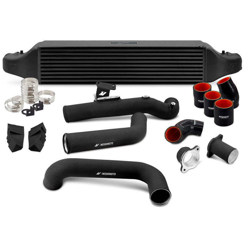 Mishimoto 2022+ Honda Civic 1.5T Intercooler Kit - Black Intercooler - Black Pipes - Mishimoto - part MMINT-CIV-22KBKWBK - TLNS Motorsports