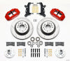 Wilwood Narrow Superlite 6R Front Hub & 1PC Rtr Kit 12.88in-Red 60-68 Ford / Mercury Full Size - Wilwood - part 140-13654-R - TLNS Motorsports