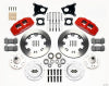 Wilwood Dynapro 6 Front Hub Kit 12.19in Red AMC 71-76 OE Disc w/o Bendix Brakes - Wilwood - part 140-13554-R - TLNS Motorsports