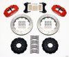 Wilwood Narrow Superlite 6R Front Hat Kit 13.06in Red 98-02 Camaro/Firebird - Wilwood - part 140-9833-R - TLNS Motorsports