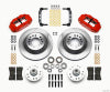 Wilwood Narrow Superlite 6R Front Hub & 1PC Rtr Kit 12.88in-Red 74-80 Pinto Disc Spindle only - Wilwood - part 140-12275-R - TLNS Motorsports