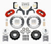 Wilwood Narrow Superlite 6R Front Hub Kit 12.88in Red 59-64 Chevy Impala / 63-64 Corvette - Wilwood - part 140-12460-R - TLNS Motorsports
