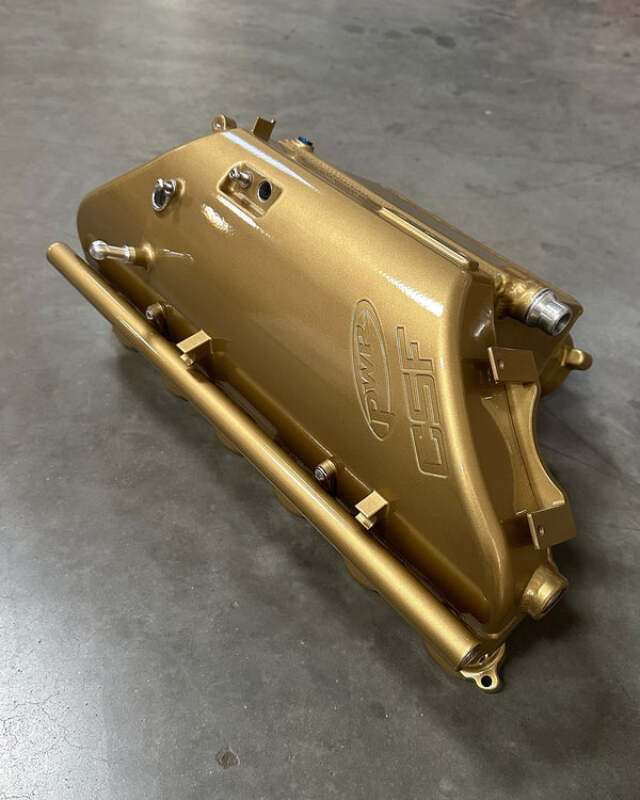 CSF BMW M2/M3/M4 S58 (G8X) Charge-Air Cooler Manifold - Carbon Ceramic Gold Gloss - CSF - part 8233CCGG - TLNS Motorsports