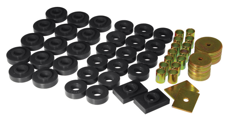 Prothane 55-57 Chevy Full 2dr Hardtop Body Mount - Black - part 7-131-BL - TLNS Motorsports