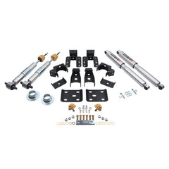 Belltech LOWERING KIT 14-17 Chevy Silverado/Sierra 1in to -2in Front/4in Rear w/ Street Perf Shocks - part 991SP - TLNS Motorsports