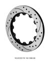 Wilwood Rotor-SRP36 Iron-RH-BLK-Drill 14.00 x .810 - 12 on 8.75in - Wilwood - part 160-12885-BK - TLNS Motorsports