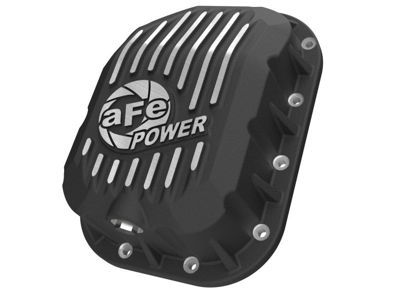 aFe POWER Pro Series Engine Oil Pan Black w/ Machined Fins Jeep Wrangler (JL)/Gladiator 18-25 V6 - aFe - part 46-71470B - TLNS Motorsports