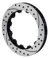 Wilwood Rotor-SRP48 Iron-LH-BLK-Drill 12.88 x .810 - 12 on 8.75in - Wilwood - part 160-9962-BK - TLNS Motorsports