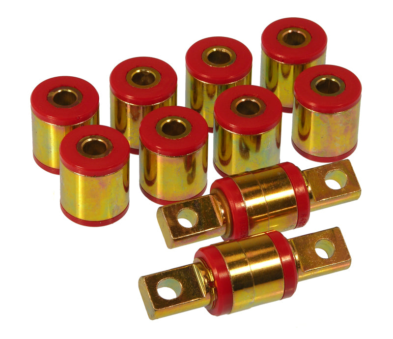 Prothane 90-97 Honda Accord Rear Upper/Lower Control Arm Bushings - Red - part 8-313 - TLNS Motorsports