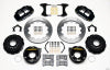 Wilwood Narrow Superlite 4R Rear P-Brk Kit 12.88in Ford 8.8 w/2.5in Offset-5 Lug - Wilwood - part 140-9223 - TLNS Motorsports