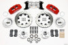 Wilwood Dynapro 6 Front Hub Kit 12.19in Drilled Red 67-69 Camaro (*Line Kit Needed*) - Wilwood - part 140-10510-DR - TLNS Motorsports