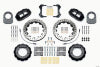 Wilwood Narrow Superlite 4R Front Hat Kit 12.88in Drilled 66-75 Ford Bronco Dana 30/44 w/Lines - Wilwood - part 140-13304-D - TLNS Motorsports