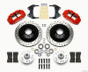 Wilwood Narrow Superlite 6R Front Hub & 1PC Rtr Kit 12.88in Drilled -Red WWE ProSpindle - Wilwood - part 140-12276-DR - TLNS Motorsports